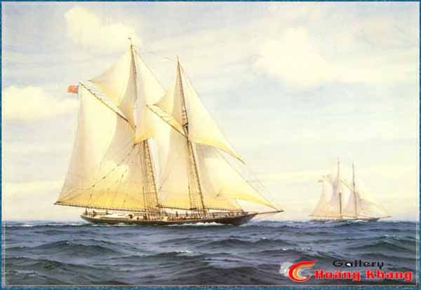 Tranh Thuyền Bườm